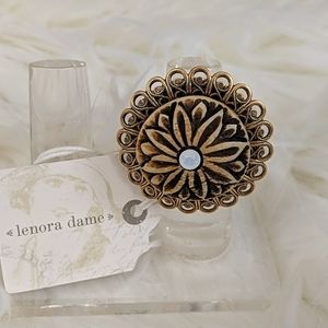 Lenora Dame Adjustable Cocktail Ring